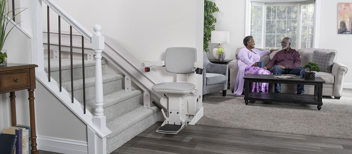Los Angeles Curved chairlift for stairs