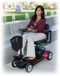 los angeles go go mobility senior scooter in LA